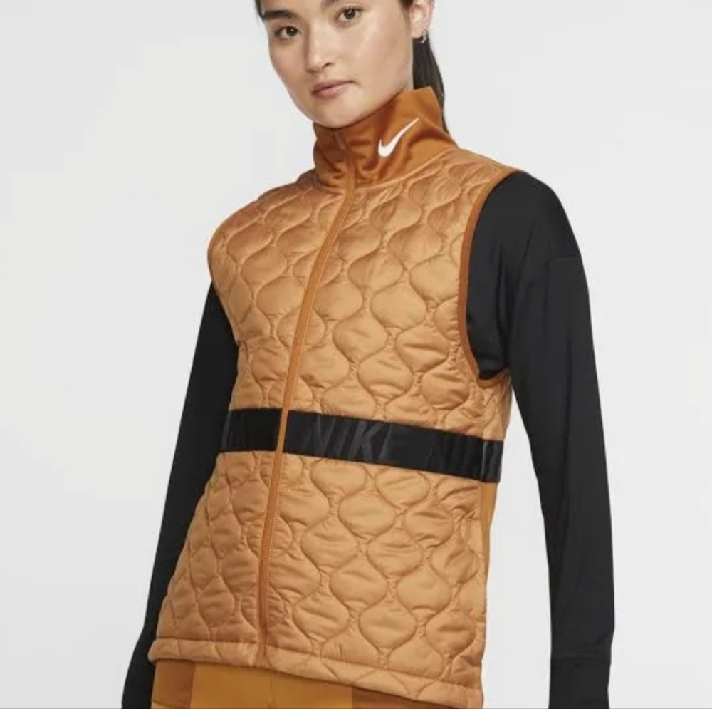 Nike Women's Brown Vest Aerolayer Small